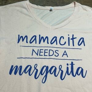 Mamacita Needs a Margarita Peach Tee